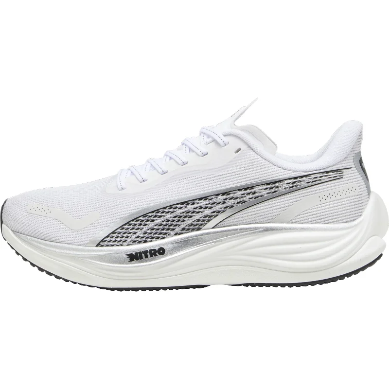 Camping hiking nature vibe-Puma Velocity Nitro 3 Mens Running Shoes - White