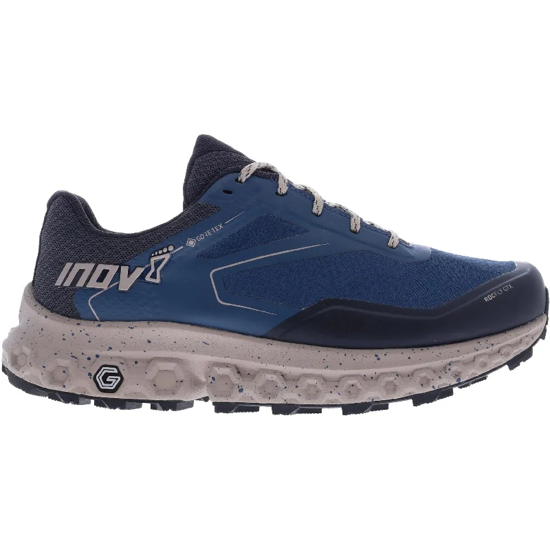 Camping hiking trail soothe-Inov8 RocFly G 350 GORE-TEX Mens Walking Shoes - Navy