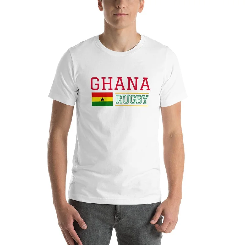 Camping hiking trail glee-Ghana Rugby Cotton T-shirt