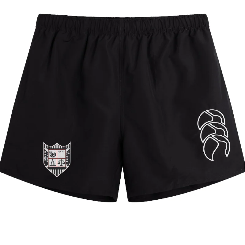 Camping hiking trail rain-Troy University Rugby Tactic Short by Canterbury