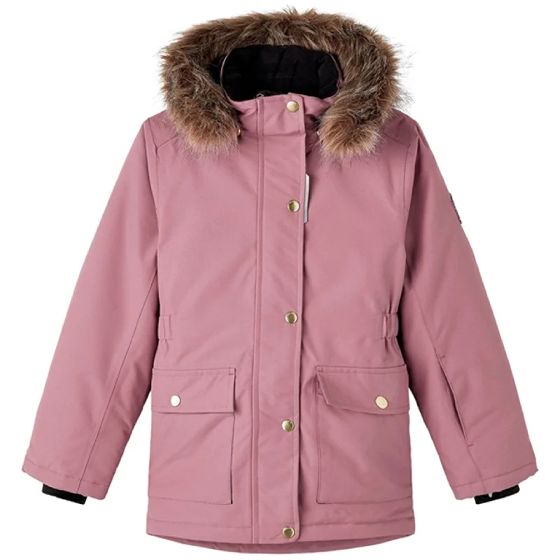 Camping hiking outdoor spark-Name it Wistful Mauve Snow Jacket Solid