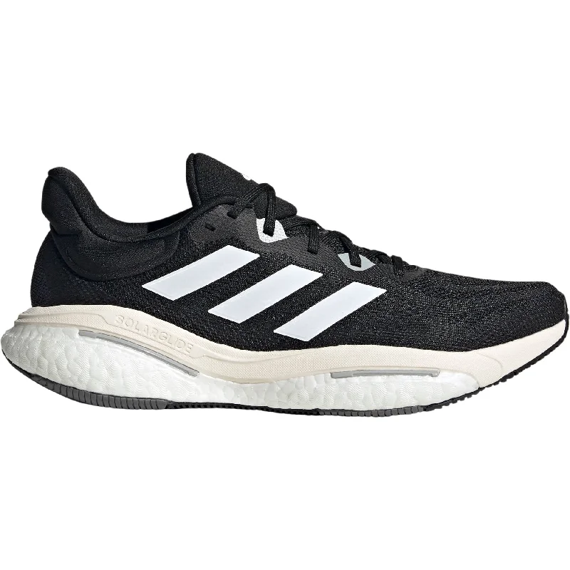 Camping hiking trail sway-adidas SolarGlide 6 Mens Running Shoes - Black