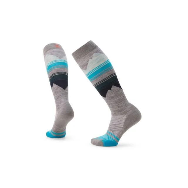 Camping hiking outdoor aspirations-Women's Ski Pattern Over The Calf Socks