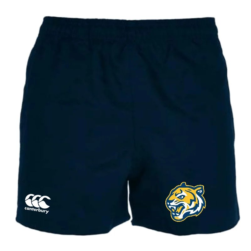 Camping hiking gear kick-Noble Street College Prep Professional Polyester Rugby Short by Canterbury