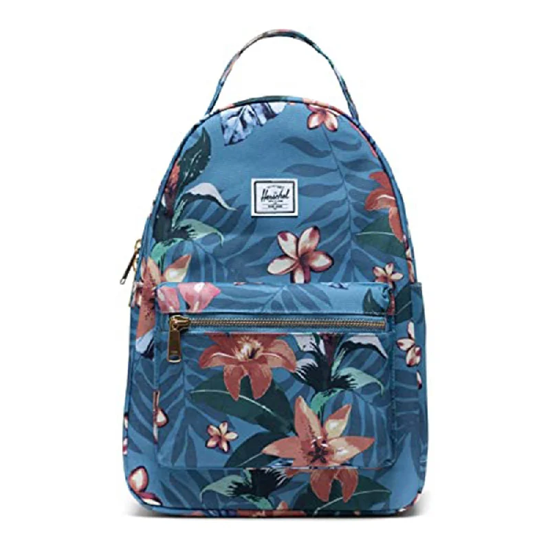 Camping hiking trail scopes-Herschel Unisex Summer Floral Heaven Blue One Size  14 L Nova Backpack - 10502-03894