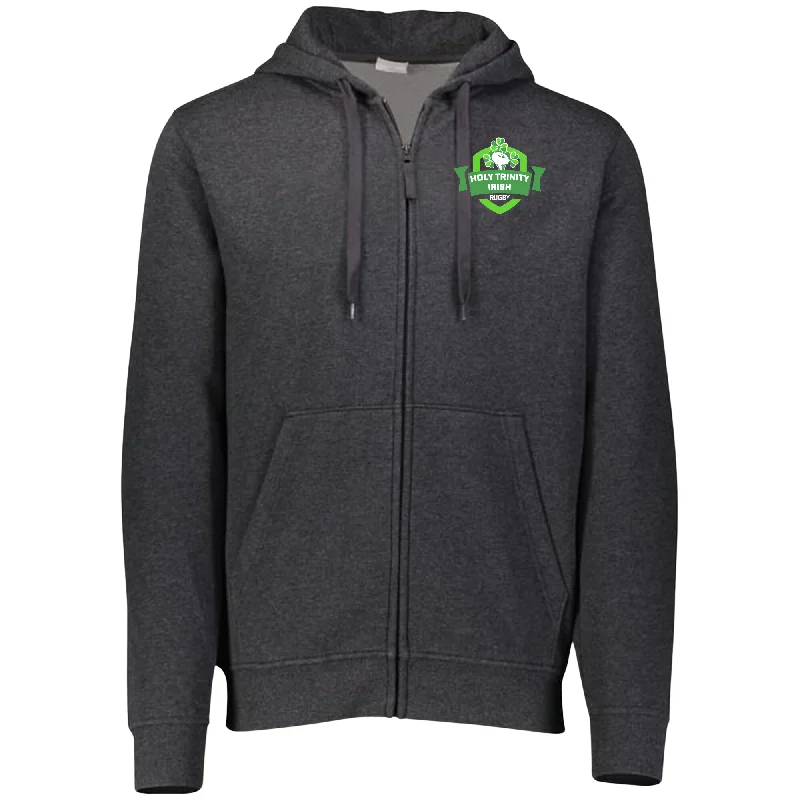 Camping hiking trail gust-Holy Trinity Rugby Fleece Full Zip Hoodie