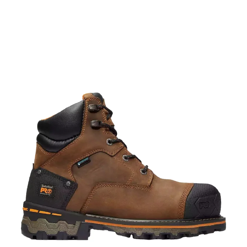 Camping hiking trail gap-Timberland PRO Men's Boondock 6" Waterproof Comp Toe Work Boot