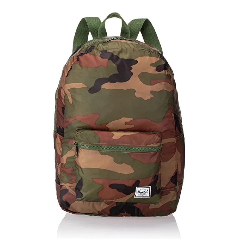 Camping hiking trail shelters-Herschel Unisex Woodland Camo 24.5L Packable Casual Backpack - 10614-01899