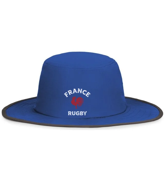 Camping hiking trail glimpses-Nations of Rugby France Rugby Legend Boonie Cap