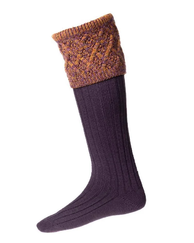 Camping hiking trail cure-House of Cheviot Forres Socks - Thistle