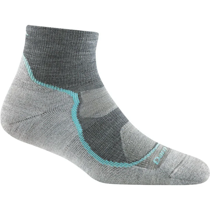 Camping hiking gear perks-Darn Tough Light Hiker Quarter Lightweight Hiking Sock Womens