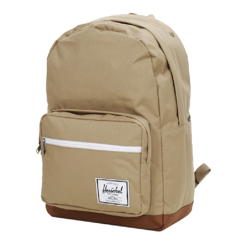 Camping hiking trail swirl-Herschel Unisex Kelp/Saddle Brown 22L Pop Quiz Backpack - 10011-02455