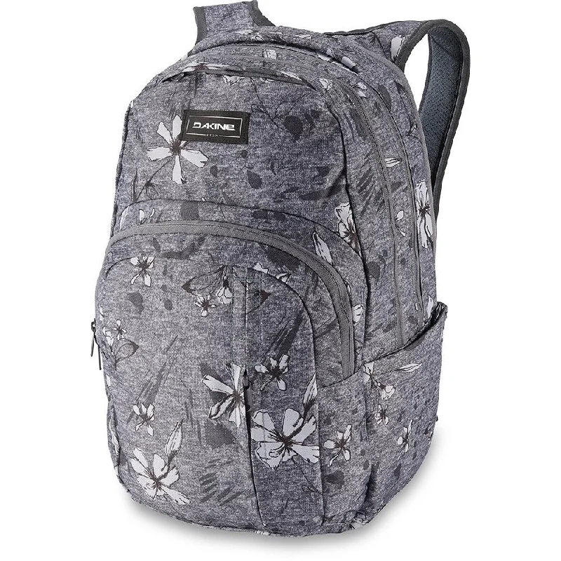 Camping hiking trail tide-Dakine Unisex Crescent Floral Campus Premium 28L Laptop Backpack - 10002632-CRESCENTFLORAL