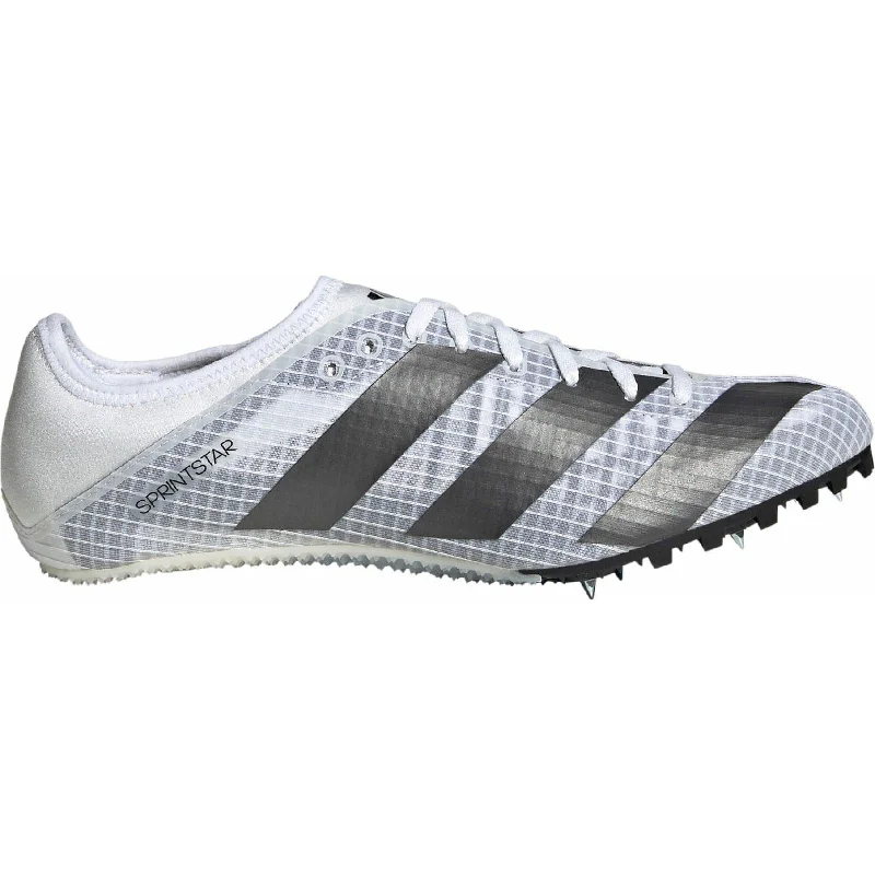 Camping hiking trail huge-adidas Sprintstar Running Spikes - White