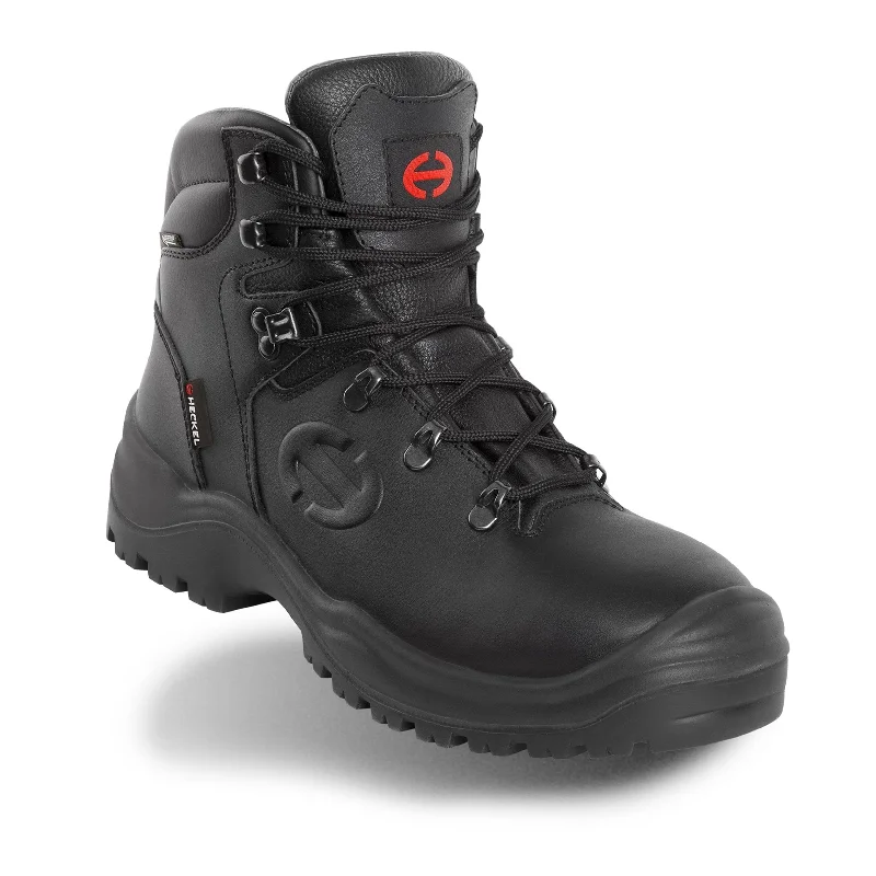 Camping hiking trail mist-Uvex Heckel Macsole® Waterproof GORE-TEX® Boots - Black