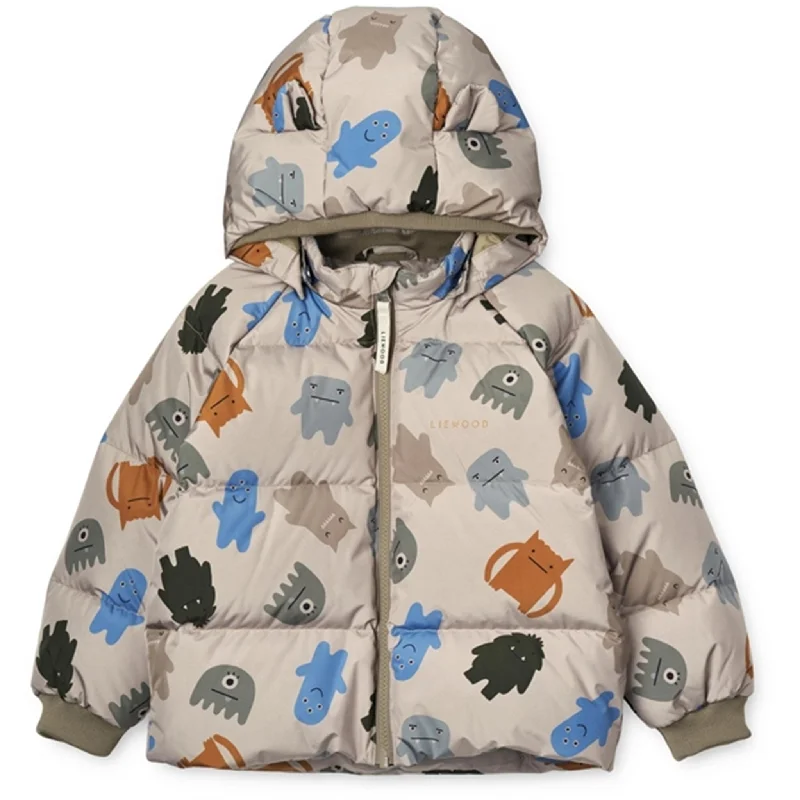 Camping hiking trail link-Liewood Polle Puffer Jacket Monster Koala