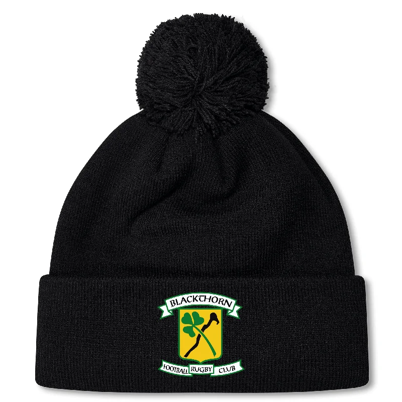 Camping hiking trail high-Blackthorn RFC Pom Pom Beanie by Canterbury