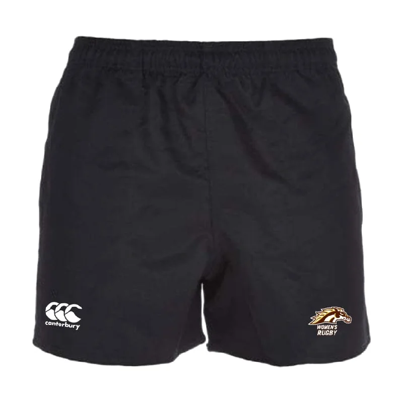 Camping hiking trail beat-Western Michigan University Women's Rugby Professional Polyester Rugby Short by Canterbury