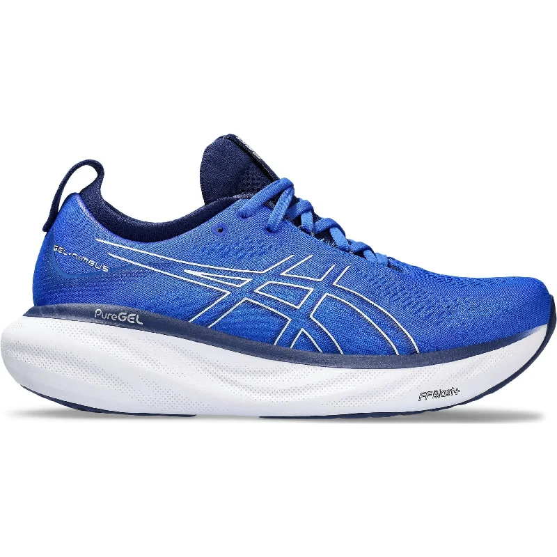 Camping hiking trail big-Asics Gel Nimbus 25 Mens Running Shoes - Blue