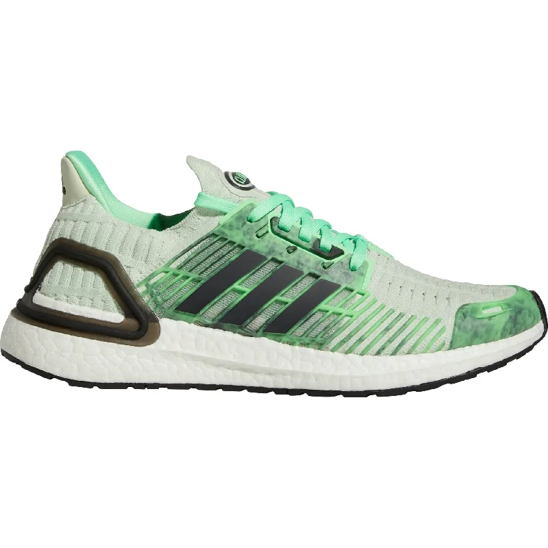 Camping hiking trail airy-adidas Ultra Boost DNA ClimaCool Mens Running Shoes - Green