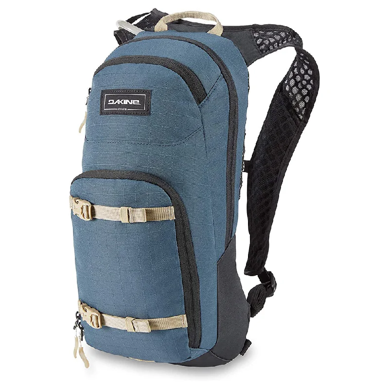 Camping hiking trail steep-Dakine Unisex Session 8 Liter Hydration Midnight Blue Backpack - 10003426-MIDNIGHTBL