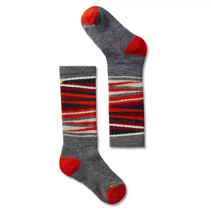 Camping hiking nature hush-Smartwool Wintersport Full Cushion Stripe Over The Calf Socks Kids