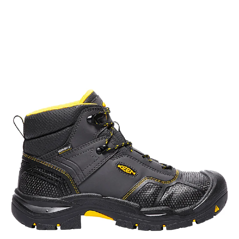 Camping hiking trail cool-KEEN Utility Men's Logandale Waterproof Steel Toe Work Boot