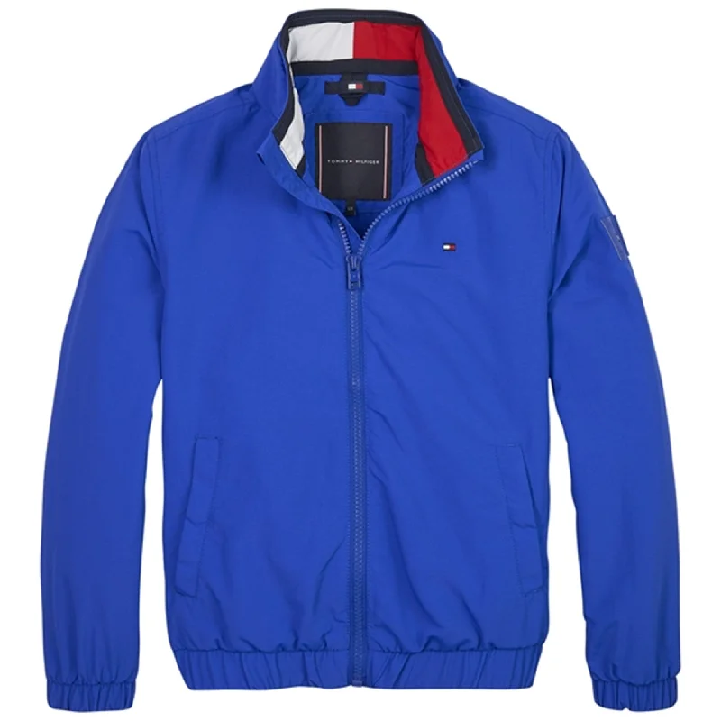 Camping hiking gear versatility-Tommy Hilfiger Essential Jacket Ultra Blue