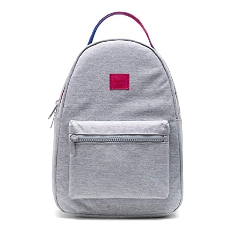 Camping hiking trail glimpses-Herschel Unisex Light Grey Crosshatch Sunrise One Size Small Backpack - 10502-03925