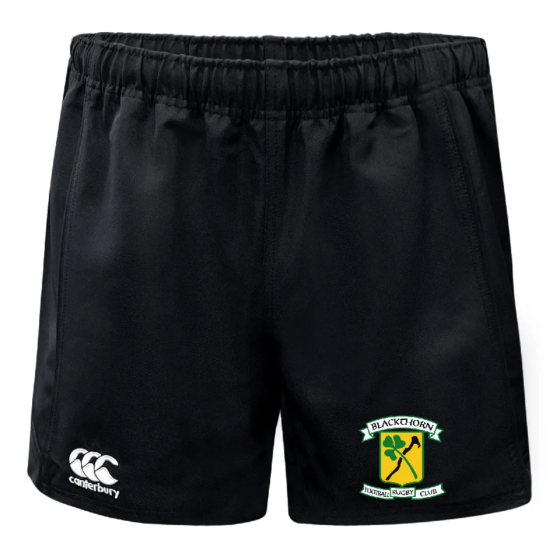 Camping hiking nature respite-Blackthorn RFC Advantage Rugby Shorts by Canterbury