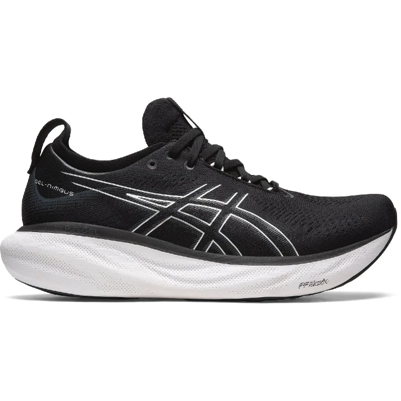 Camping hiking outdoor zest-Asics Gel Nimbus 25 Mens Running Shoes - Black