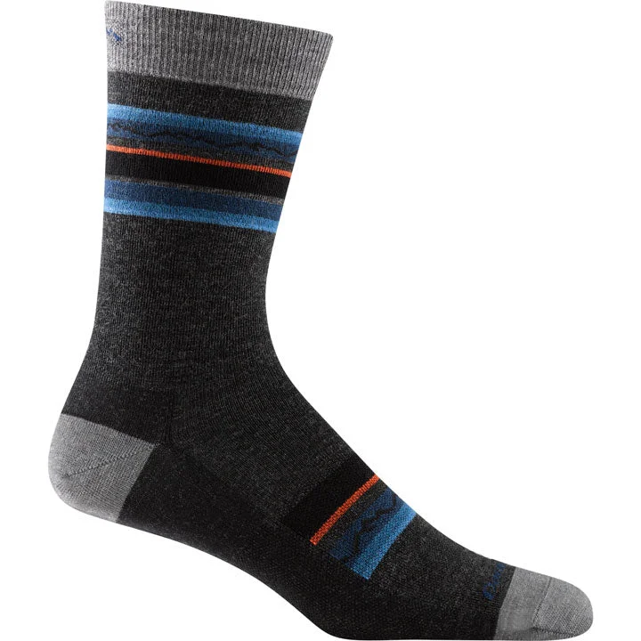 Camping hiking outdoor thrill-Darn Tough Whetstone Crew Lightweight Lifestyle Sock Mens