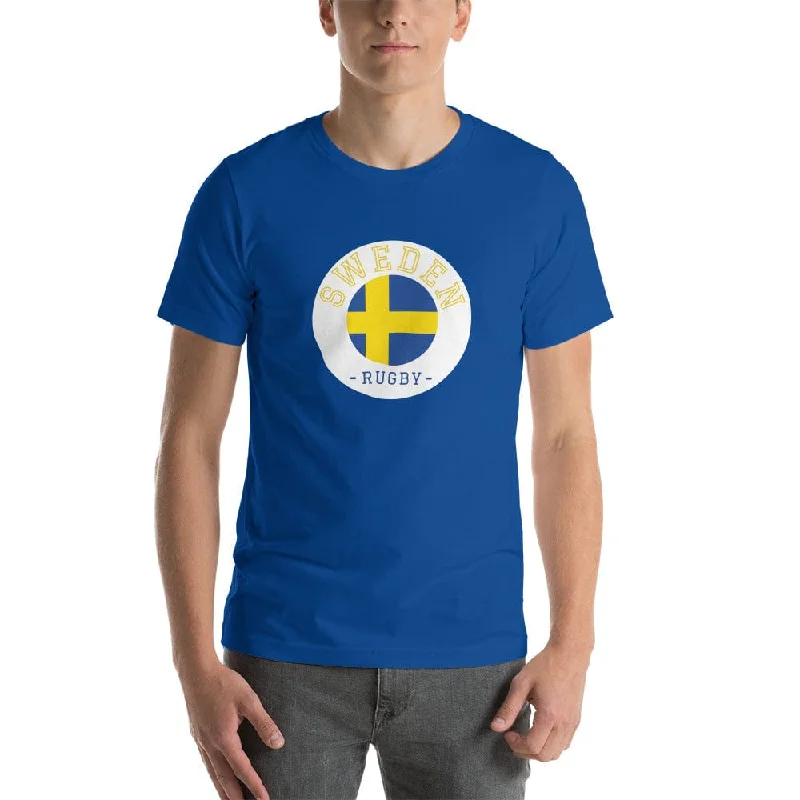 Camping hiking trail mood-Sweden Rugby Cotton T-Shirt