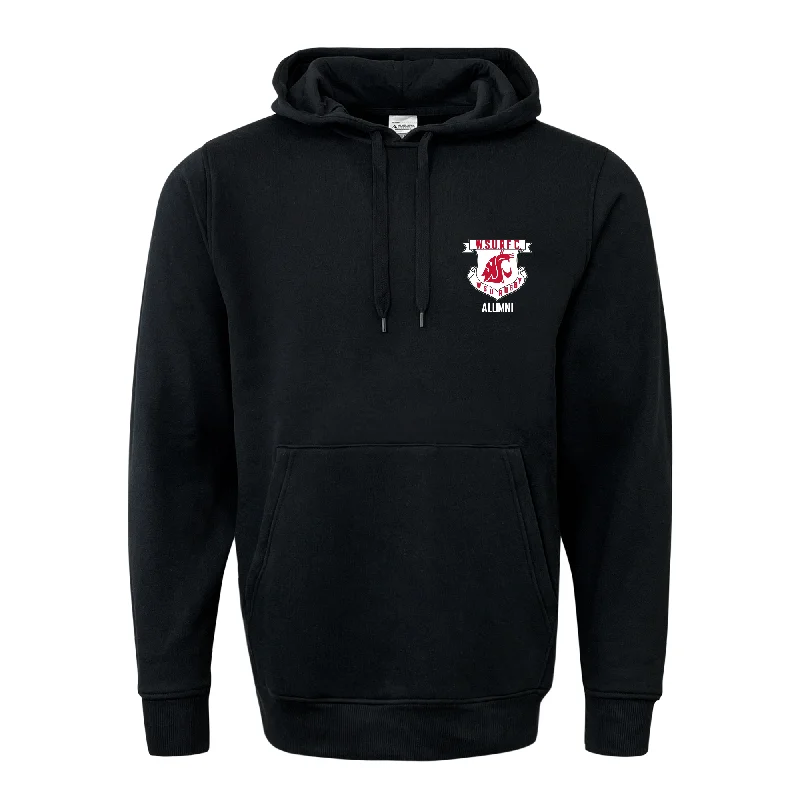 Camping hiking trail spark-Washington State Rugby Alumni 60/40 Fleece Pullover Hoodie