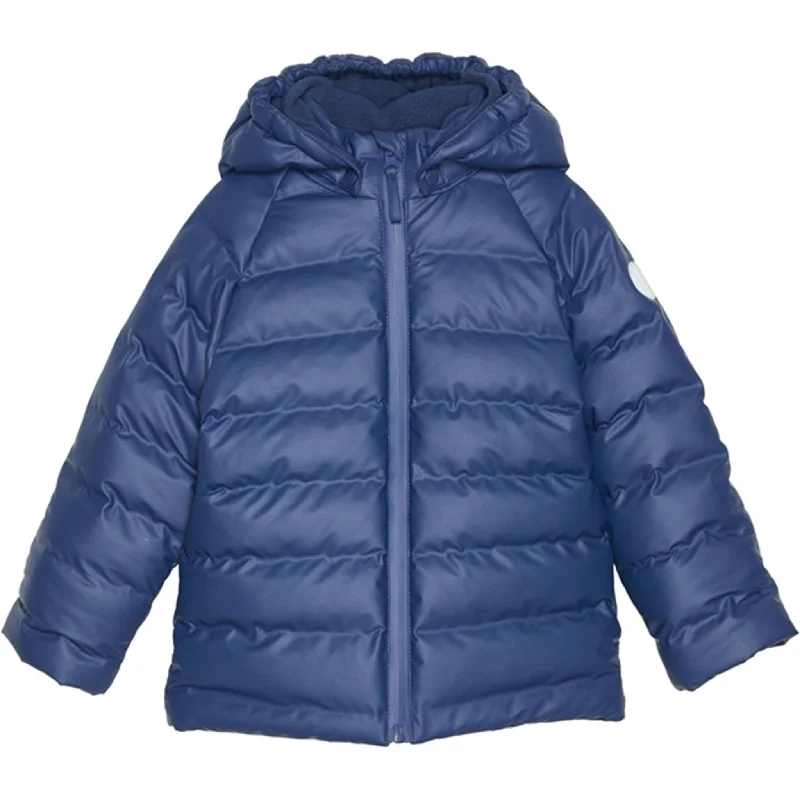 Camping hiking nature chill-CeLaVi PU Winter Jacket Pageant Blue