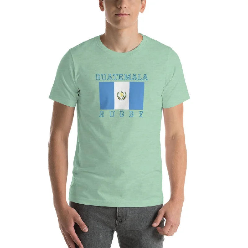 Camping hiking nature wave-Guatemala Rugby Cotton T-Shirt