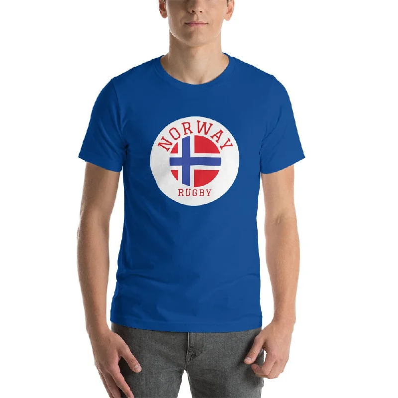 Camping hiking trail lifts-Norway Rugby Cotton T-Shirt