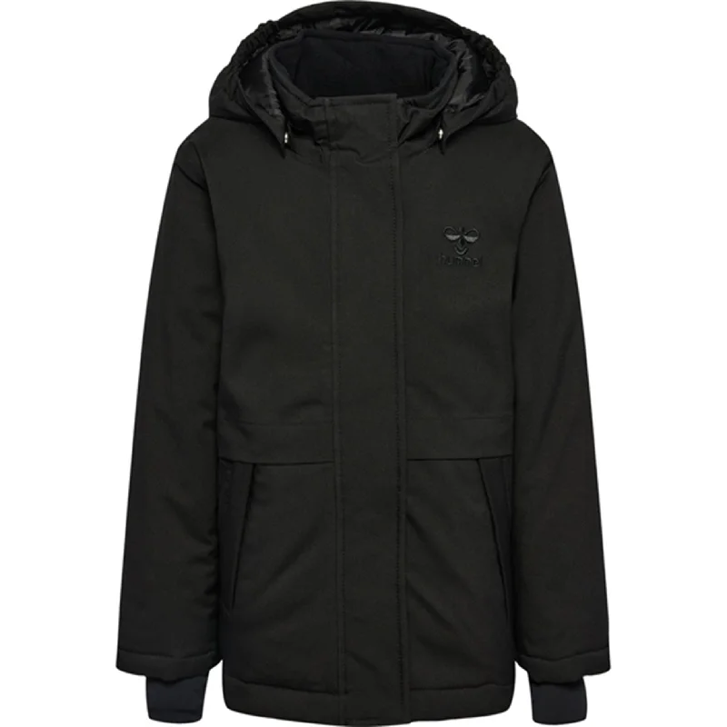 Camping hiking nature lift-Hummel Jacket Logan Tex Black