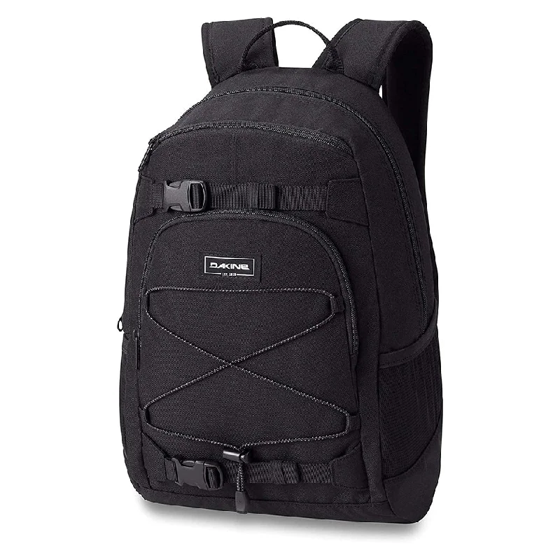 Camping hiking trail mild-Dakine Kids Grom 13L Black Ii Backpack - 10001452-BLACKII