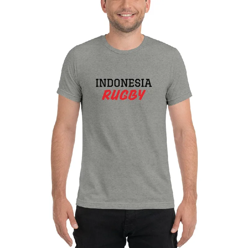 Camping hiking trail join-Indonesia Rugby T-Shirt