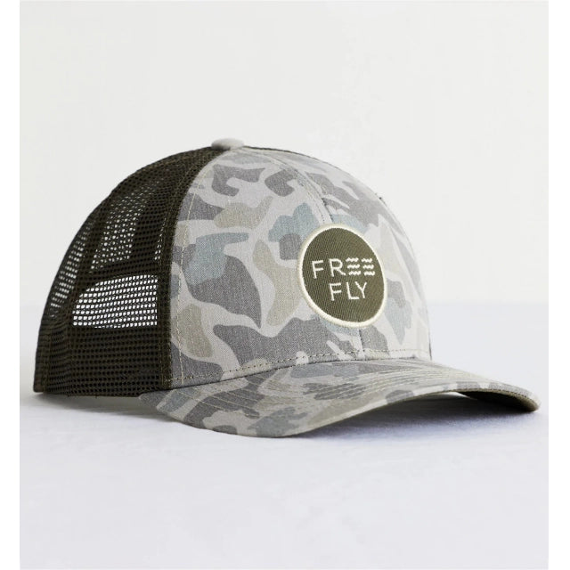 Camping hiking trail fresh-Camo Trucker Hat