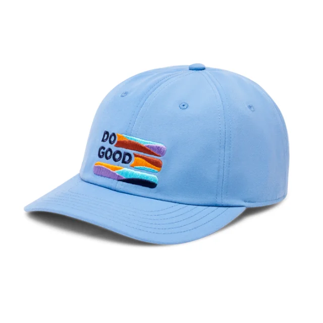 Camping hiking outdoor mood-Do Good Stripe Dad Hat