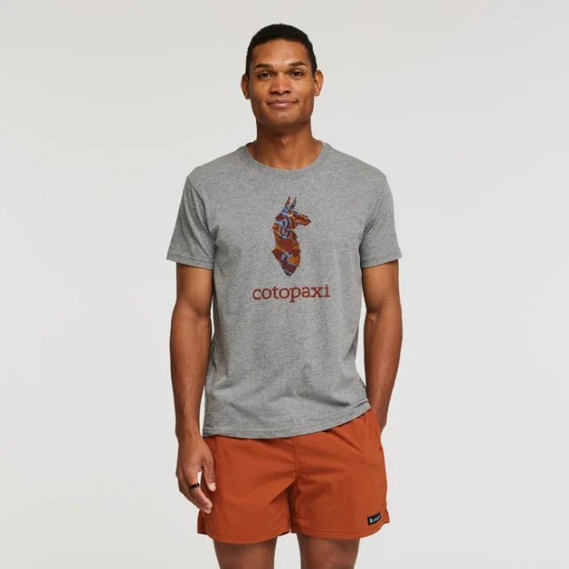 Camping hiking gear selects-Men's Altitude Llama Organic T-Shirt