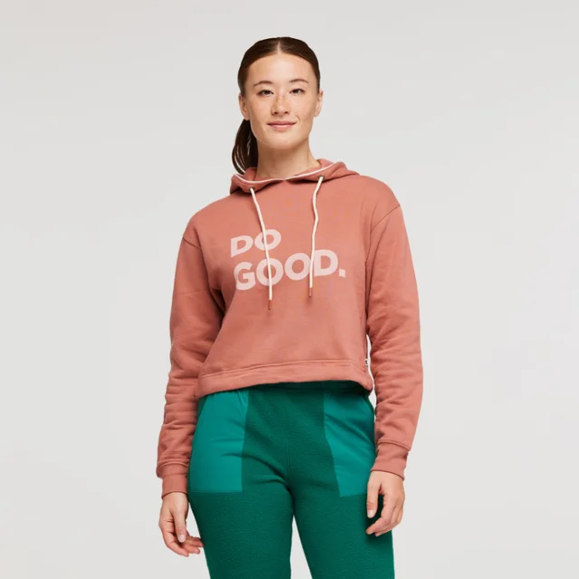 Camping hiking gear snags-Women's Do Good Organic Crop Sweatshirt