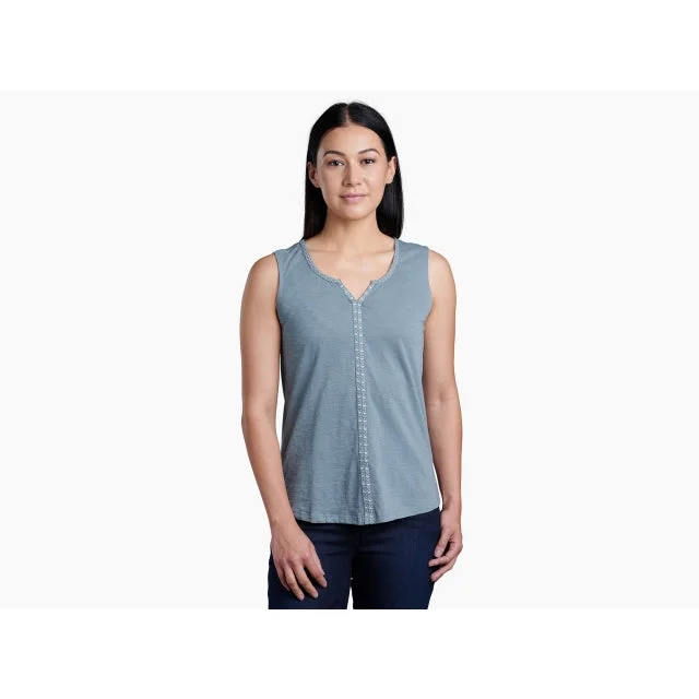 Camping hiking nature bloom-Women's Shay Tank