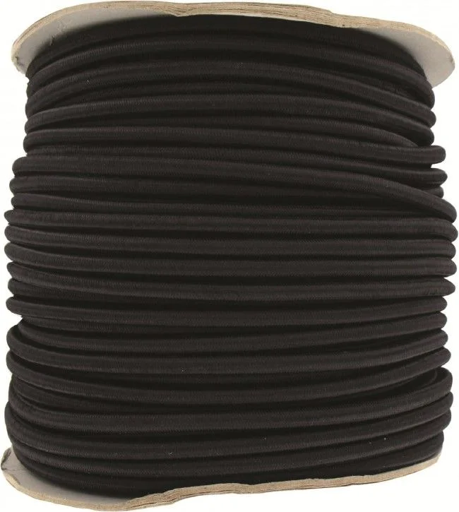 portable camping coffee bins-8mm Black Shock  Bungee Cord Per Metre