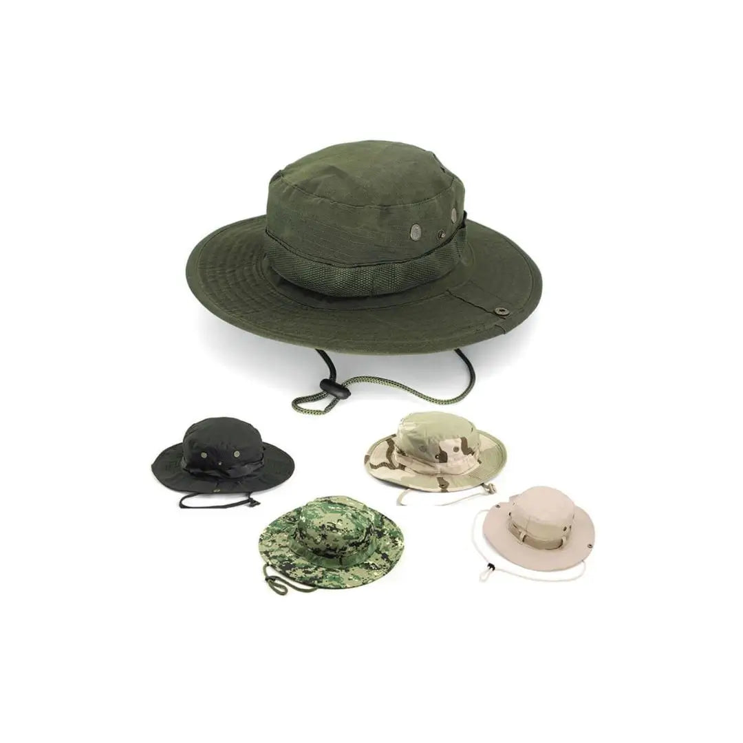 insulated camping juice bins-AYAMAYA Tactical Boonie Hat