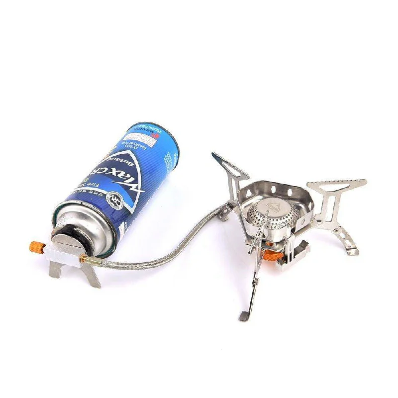 Camping hiking gear shine-Camping Gas Burner Outdoor Gasoline Stove