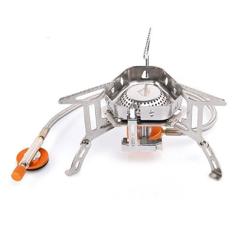 Camping hiking nature pulse-Camping Wind Proof Gas Burner Outdoor