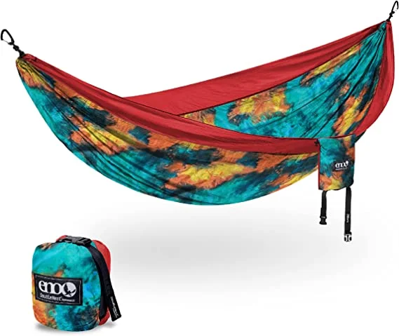 portable camping solar holders-Doublenest Print Hammock